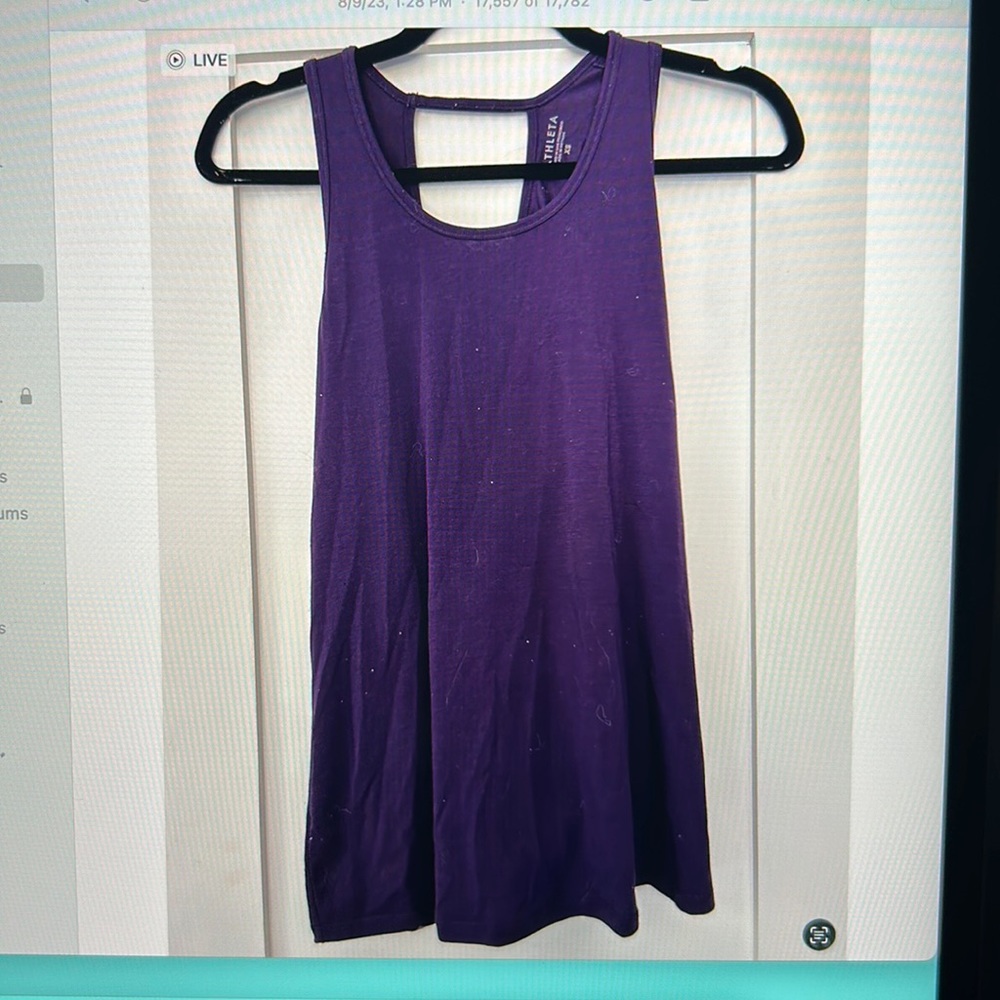 Purple Athleta tank
